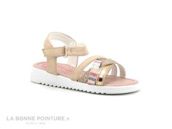 Le moins cher 🔔 Bébé Wipop YOLE Rose – 🩴 Sandale Fille Avec Bride Velcro 😉 prix de gros 1