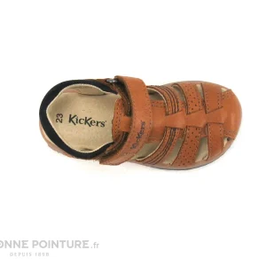 Prix très abordable Grosses soldes 🔔 Bébé Kickers PLATINIUM Camel 349508 – 🩴 Sandale GARCON 🤩 19