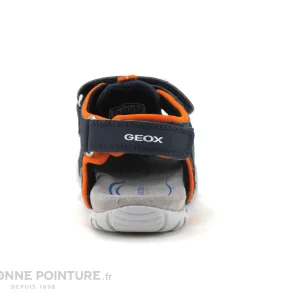 REMISE allant jusqu. Meilleure vente 🌟 Bébé Geox KRAZE B1524A Navy Orange – 🩴 Sandale Sport Enfant ❤️ 15