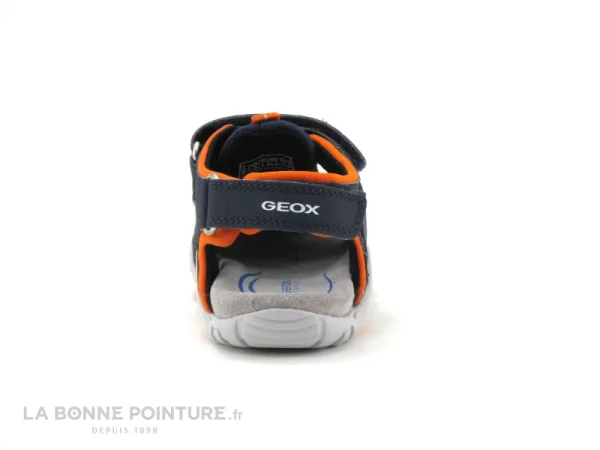 REMISE allant jusqu. Meilleure vente 🌟 Bébé Geox KRAZE B1524A Navy Orange – 🩴 Sandale Sport Enfant ❤️ 5