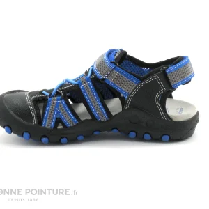 excellent qulity Meilleure affaire 😍 Enfant Geox J42E1C 🩴 Sandale KYLE Black Blue ⌛ 13