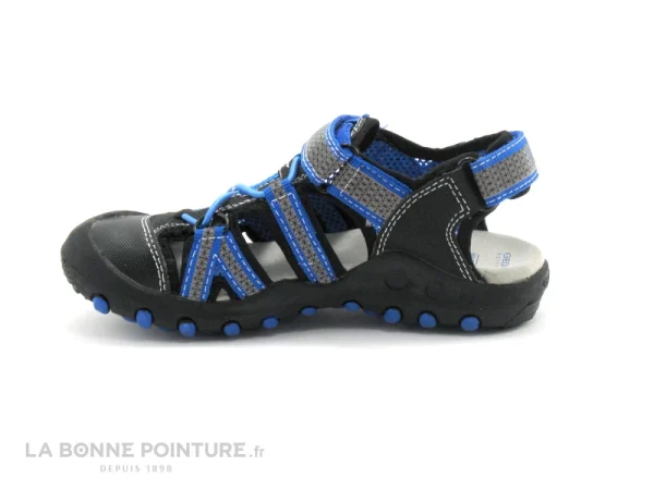 excellent qulity Meilleure affaire 😍 Enfant Geox J42E1C 🩴 Sandale KYLE Black Blue ⌛ 4