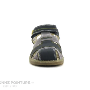 Le moins cher ⌛ K-Kids Enfant K-K Kolev And Kolev 27-2 Gris Bleu Marine – Nu-pieds 😉 exclusivement disponibles 11