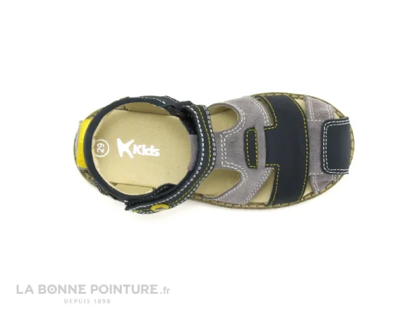 Le moins cher ⌛ K-Kids Enfant K-K Kolev And Kolev 27-2 Gris Bleu Marine – Nu-pieds 😉 exclusivement disponibles 7