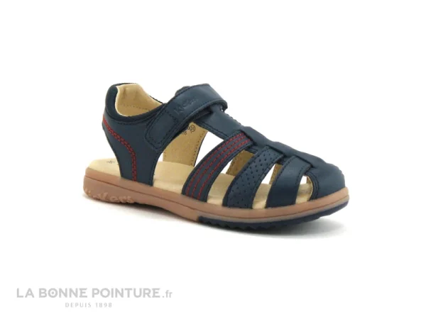 Le moins cher 🌟 Enfant Kickers PLATINIUM Marine 349506 🩴 Sandale GARCON 🎁 Meilleur Service 1