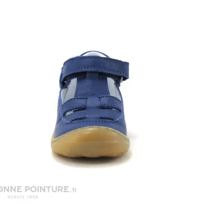 vente en ligne Bon marché 🎉 Bébé Bopy JIVATA Marine – 🩴 Sandale Bout Ferme GARCON – Semelle Cousue ❤️ 11