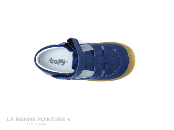 vente en ligne Bon marché 🎉 Bébé Bopy JIVATA Marine – 🩴 Sandale Bout Ferme GARCON – Semelle Cousue ❤️ 7