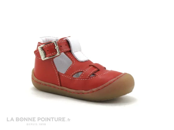 Meilleure vente 🤩 Bébé Bellamy STAN Rouge – 040003 – 🩴 Sandale Montante BEBE ⌛ vente luxe pas cher 1