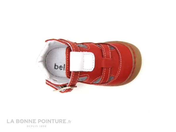 Meilleure vente 🤩 Bébé Bellamy STAN Rouge – 040003 – 🩴 Sandale Montante BEBE ⌛ vente luxe pas cher 7