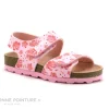 solde en ligne De gros 😍 Bébé Kickers ☀️ SUMMERKRO Rose Flower 785454-10 – 🩴 Sandale Rose Fille ❤️ 23