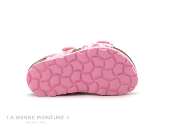 solde en ligne De gros 😍 Bébé Kickers ☀️ SUMMERKRO Rose Flower 785454-10 – 🩴 Sandale Rose Fille ❤️ 5