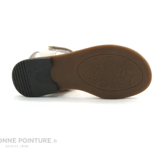 Vente Vente flash 👍 Enfant Bopy ELATA Beige – Petits Coeurs – 🩴 Sandale Fille 🥰 21