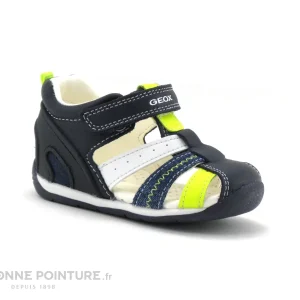 Budget 🎉 Bébé Geox EACH B150BB Navy Fluo Yellow – 🩴 Sandale BEBE 👍 magasin pas cher 17