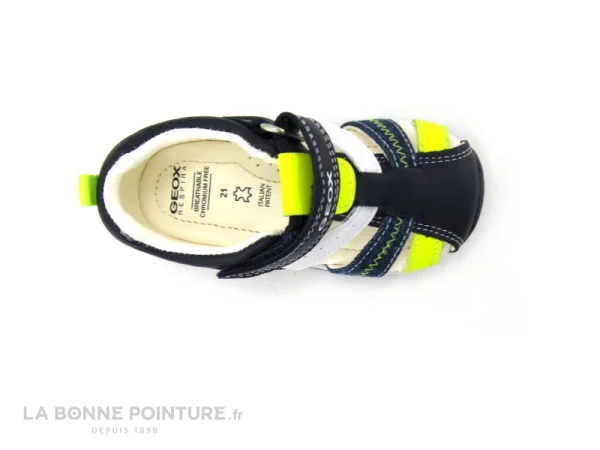 Budget 🎉 Bébé Geox EACH B150BB Navy Fluo Yellow – 🩴 Sandale BEBE 👍 magasin pas cher 7