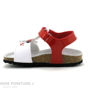 se précipiter pour acheter Le moins cher ❤️ Bébé Geox 🩴 Sandale Minnie – CHALKI B152RC Red White 🤩 9