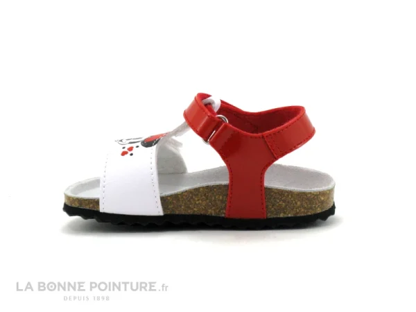 se précipiter pour acheter Le moins cher ❤️ Bébé Geox 🩴 Sandale Minnie – CHALKI B152RC Red White 🤩 3