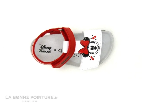 se précipiter pour acheter Le moins cher ❤️ Bébé Geox 🩴 Sandale Minnie – CHALKI B152RC Red White 🤩 4