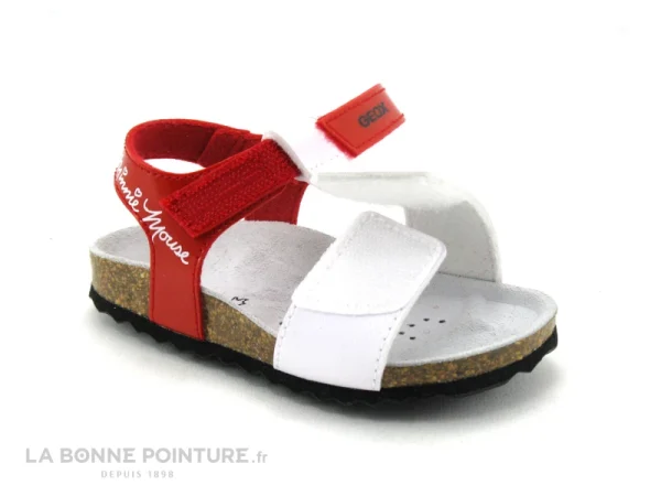 se précipiter pour acheter Le moins cher ❤️ Bébé Geox 🩴 Sandale Minnie – CHALKI B152RC Red White 🤩 5