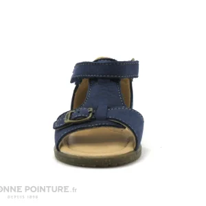 Budget 👏 Bébé Bopy RAFIN Marine – Nu-pieds BEBE Cuir Bleu Marine 😉 ultratendance 11