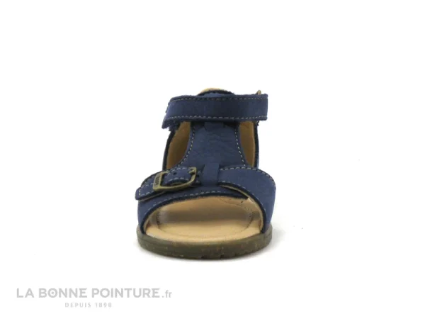 Budget 👏 Bébé Bopy RAFIN Marine – Nu-pieds BEBE Cuir Bleu Marine 😉 ultratendance 3