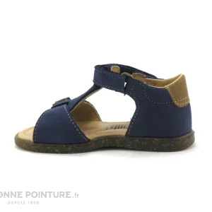 Budget 👏 Bébé Bopy RAFIN Marine – Nu-pieds BEBE Cuir Bleu Marine 😉 ultratendance 13