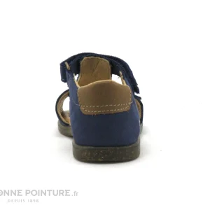 Budget 👏 Bébé Bopy RAFIN Marine – Nu-pieds BEBE Cuir Bleu Marine 😉 ultratendance 15