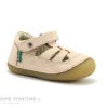 dernière tendance Le moins cher 💯 Bébé Kickers SUSHY Rose Clair 895233-10 – 🩴 Sandale BEBE Fille 😍 25