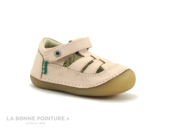 dernière tendance Le moins cher 💯 Bébé Kickers SUSHY Rose Clair 895233-10 – 🩴 Sandale BEBE Fille 😍 1