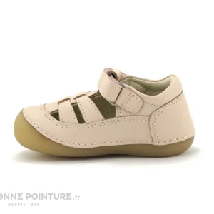 dernière tendance Le moins cher 💯 Bébé Kickers SUSHY Rose Clair 895233-10 – 🩴 Sandale BEBE Fille 😍 13