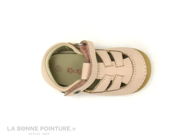 dernière tendance Le moins cher 💯 Bébé Kickers SUSHY Rose Clair 895233-10 – 🩴 Sandale BEBE Fille 😍 7