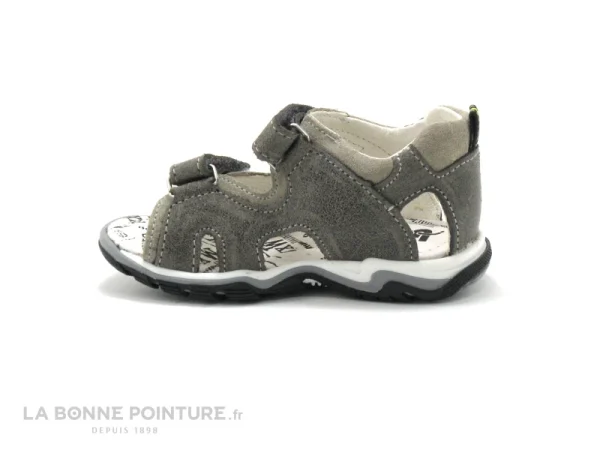 Sortie 🛒 Bébé Bopy BERIF Gris 🩴 Sandale Velcro BEBE 🤩 france 4