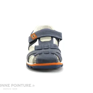 De gros 🔔 Enfant Bopy EPAUL Bleu Marine – Orange – Nu-pieds GARCON ✨ magasin pour 11