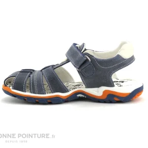 De gros 🔔 Enfant Bopy EPAUL Bleu Marine – Orange – Nu-pieds GARCON ✨ magasin pour 13