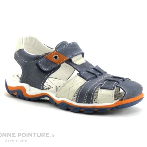 De gros 🔔 Enfant Bopy EPAUL Bleu Marine – Orange – Nu-pieds GARCON ✨ magasin pour 17