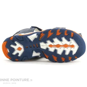 De gros 🔔 Enfant Bopy EPAUL Bleu Marine – Orange – Nu-pieds GARCON ✨ magasin pour 21