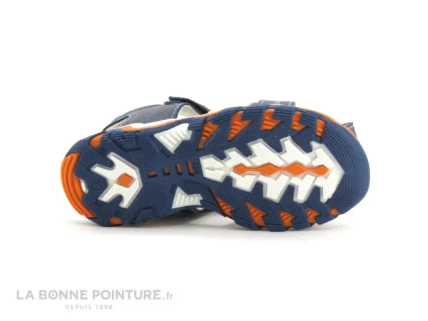 De gros 🔔 Enfant Bopy EPAUL Bleu Marine – Orange – Nu-pieds GARCON ✨ magasin pour 8