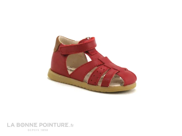 vente pas cher Meilleure vente 😍 Bébé Bopy RALPHIC Rouge – 🩴 Sandale Bout Ferme – BEBE 😍 1