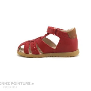 vente pas cher Meilleure vente 😍 Bébé Bopy RALPHIC Rouge – 🩴 Sandale Bout Ferme – BEBE 😍 13