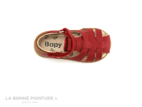 vente pas cher Meilleure vente 😍 Bébé Bopy RALPHIC Rouge – 🩴 Sandale Bout Ferme – BEBE 😍 7