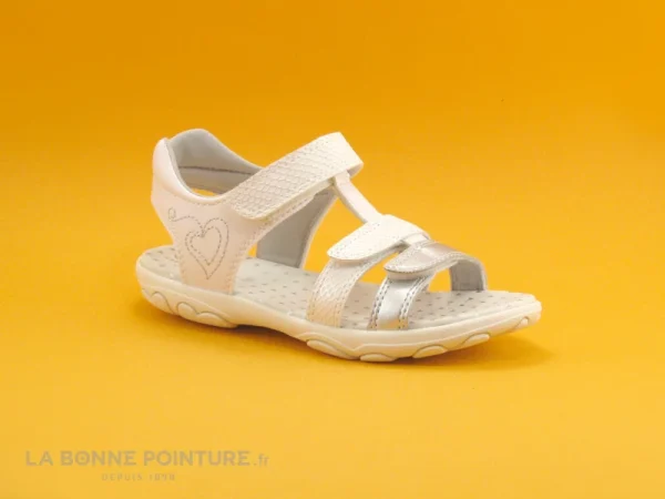 Les meilleures critiques de ✨ Enfant Geox SP CUORE J9290B White Silver – 🩴 Sandale Fille 🛒 prix le plus bas 1