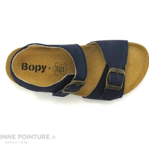 Promotio de vente Bon marché ✔️ Enfant Bopy EDOUARVEL Marine – 🩴 Sandale Reglable GARCON 🛒 19