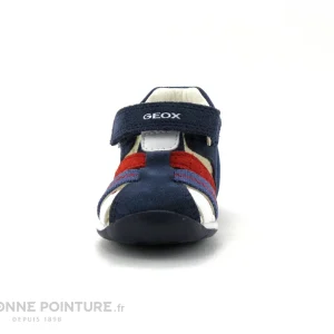 Vente flash 🎉 Bébé Geox EACH B50BB – Navy Red – 🩴 Sandale Montante BEBE ✔️ france en ligne 11