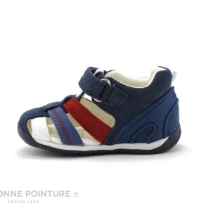 Vente flash 🎉 Bébé Geox EACH B50BB – Navy Red – 🩴 Sandale Montante BEBE ✔️ france en ligne 13