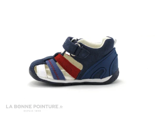 Vente flash 🎉 Bébé Geox EACH B50BB – Navy Red – 🩴 Sandale Montante BEBE ✔️ france en ligne 4