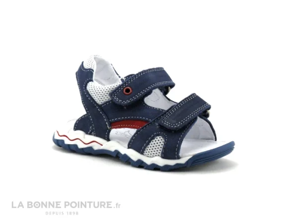 Tout neuf 😍 Bébé Bopy EMECHE Marine – 🩴 Sandale GARCON 2 Velcros 🔔 mode 1