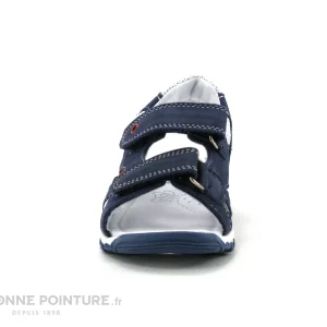 Tout neuf 😍 Bébé Bopy EMECHE Marine – 🩴 Sandale GARCON 2 Velcros 🔔 mode 11