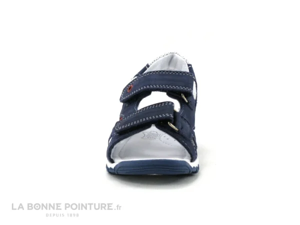 Tout neuf 😍 Bébé Bopy EMECHE Marine – 🩴 Sandale GARCON 2 Velcros 🔔 mode 3