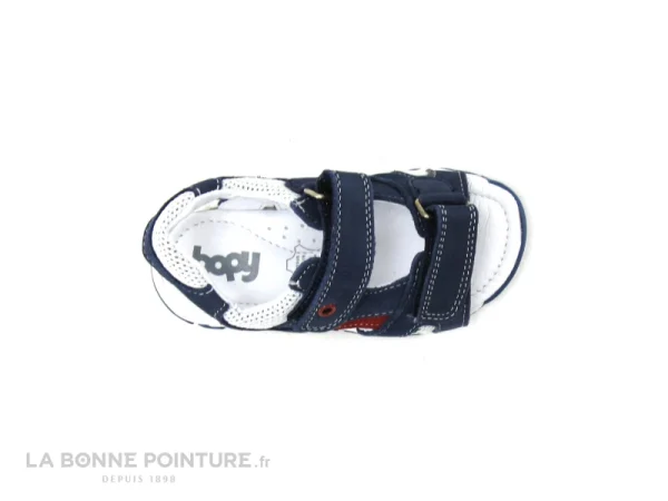 Tout neuf 😍 Bébé Bopy EMECHE Marine – 🩴 Sandale GARCON 2 Velcros 🔔 mode 7