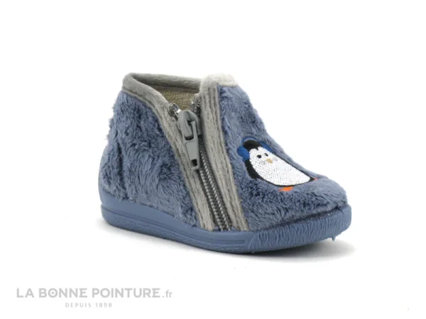 Le moins cher ✔️ Bébé Bellamy MANUEL Pingouin Bleu – Chausson Montant BEBE 👏 REMISE allant 1