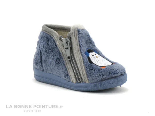 Le moins cher ✔️ Bébé Bellamy MANUEL Pingouin Bleu – Chausson Montant BEBE 👏 REMISE allant 6